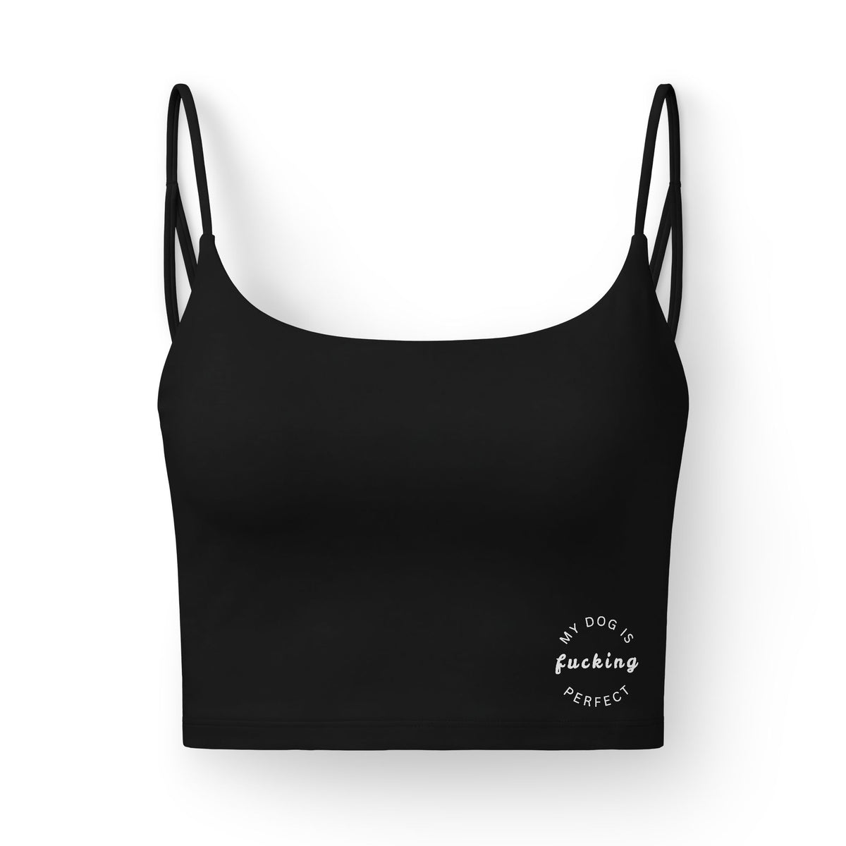 Logo Cropped Tank/Sport's Bra