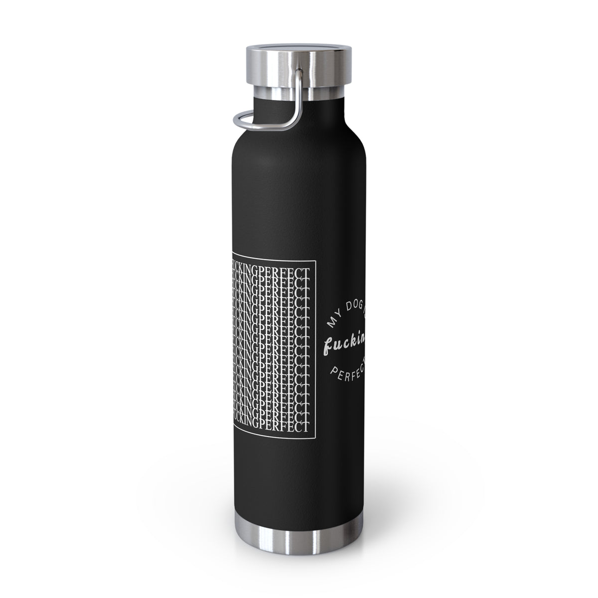 Hidden Message Water Bottle | Black