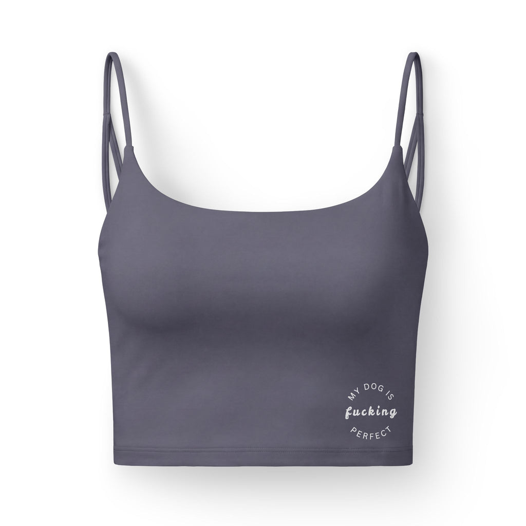 Logo Cropped Tank/Sport's Bra