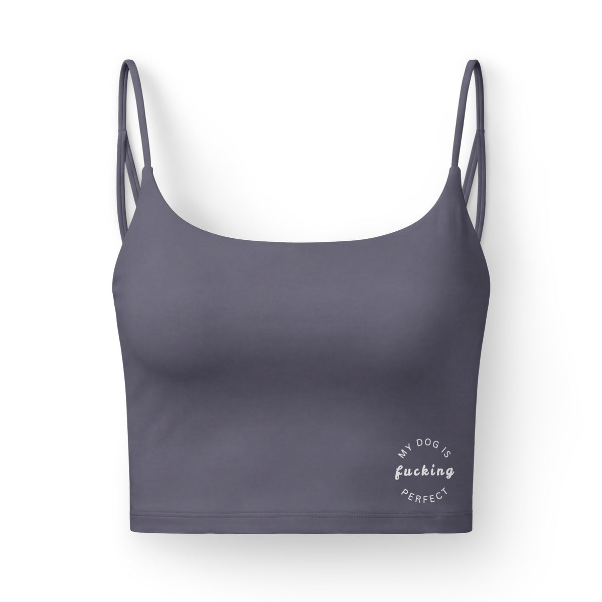 Logo Cropped Tank/Sport's Bra