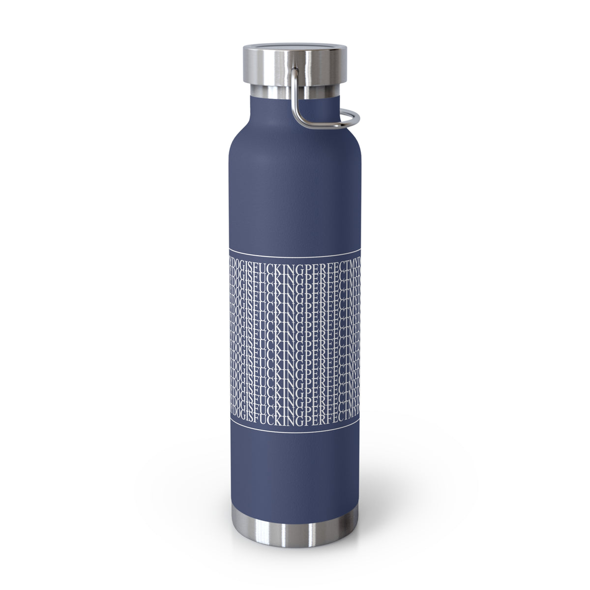 Hidden Message Water Bottle | Navy