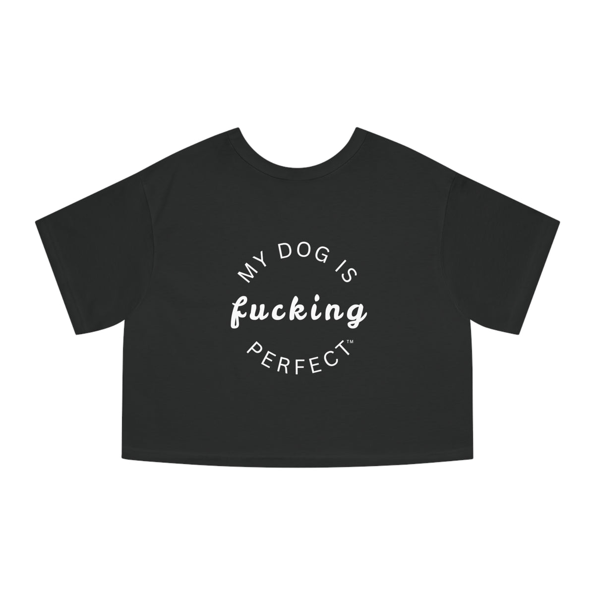 Puppies & Weed Make Me Happy Cropped Tee