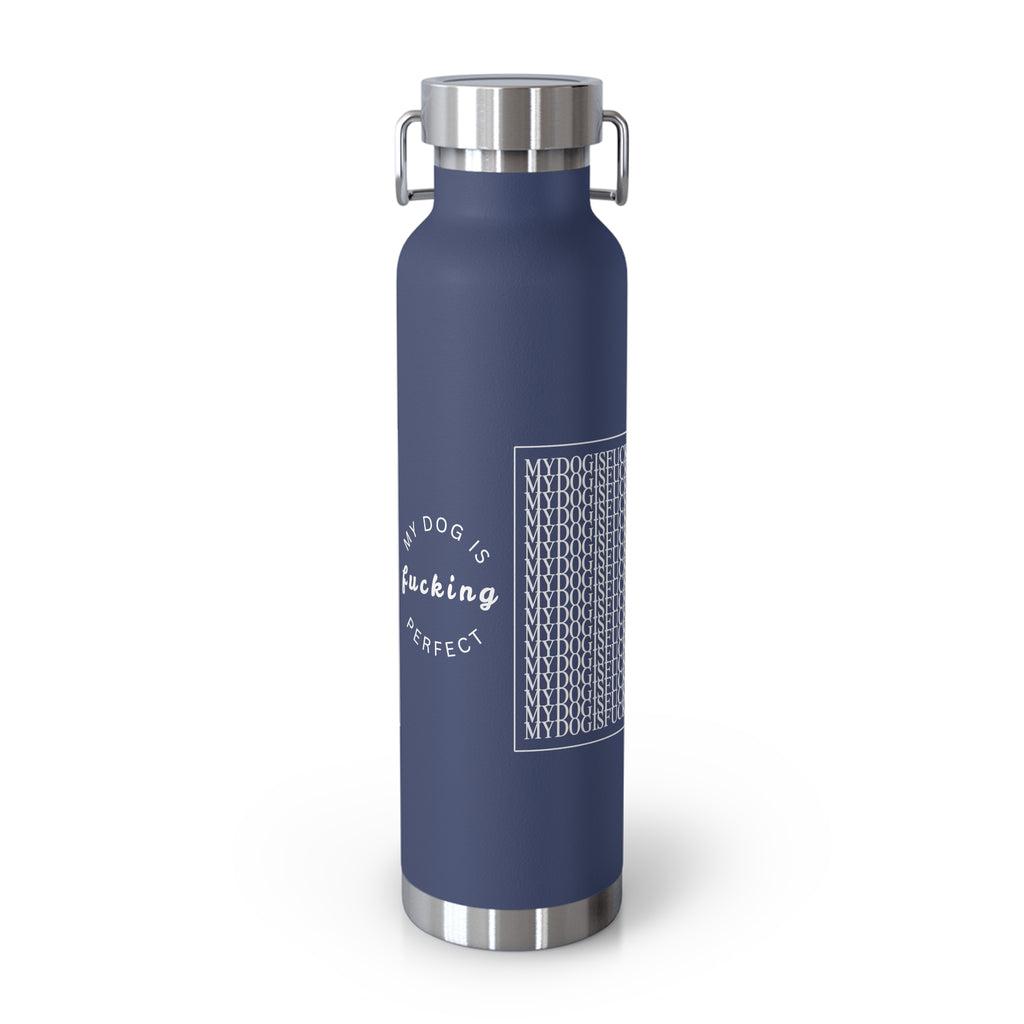 Hidden Message Water Bottle | Navy